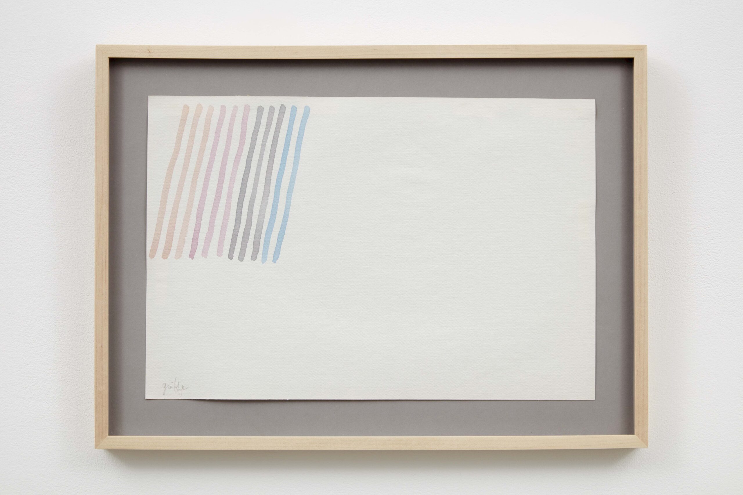 Giorgio Griffa: Works on Paper, 1960s and 1970s | Casey Kaplan