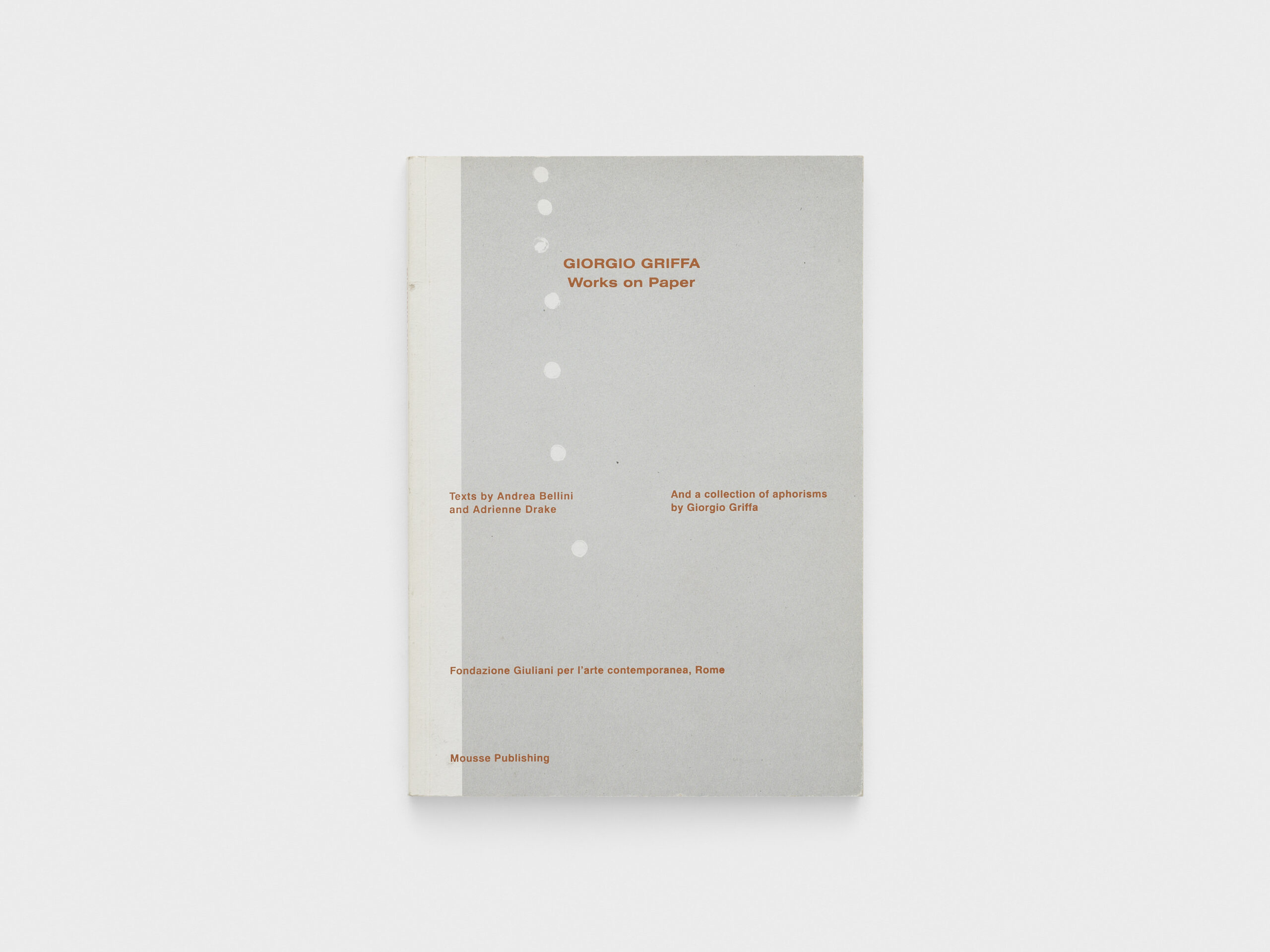 Giorgio Griffa: Works on Paper